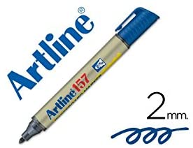 Artline marcador de pizarra 157 azul