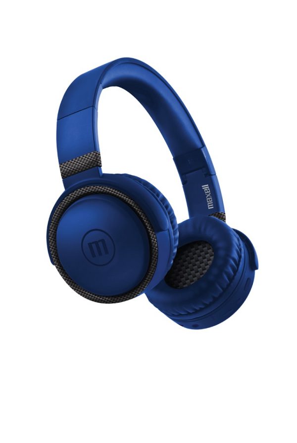 Maxell audífono Hp-BTb52 bluetooth full size headphone azul 3483