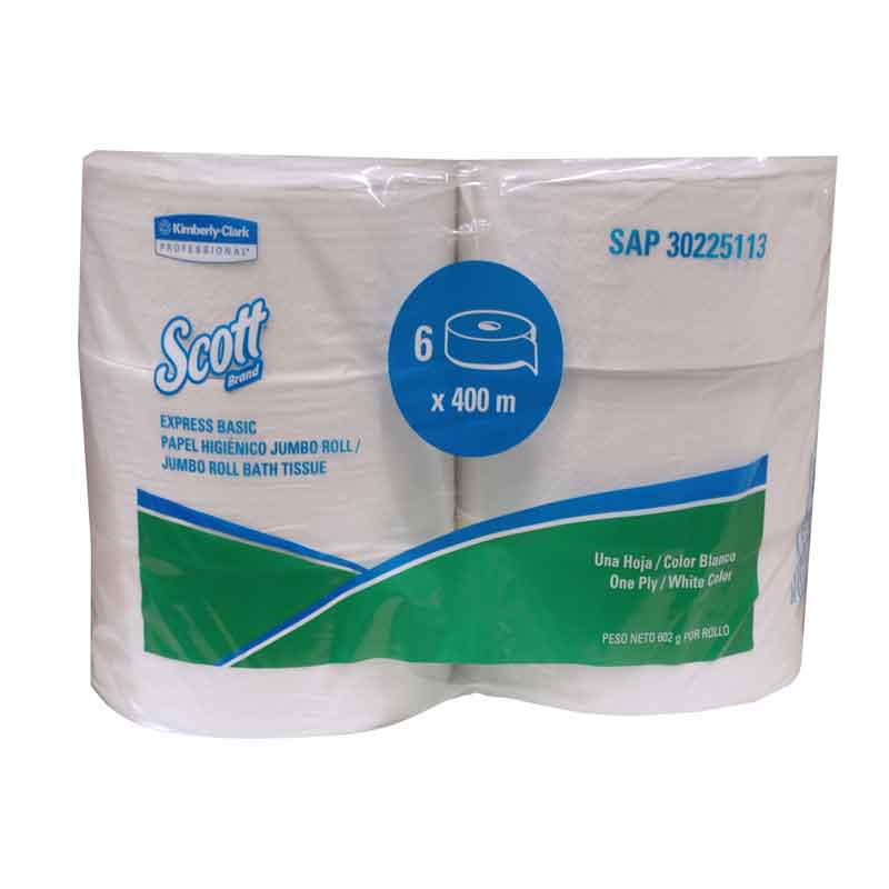 KCP papel higiénico basic jrt 6×400 30225113