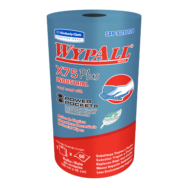 KCP wypall x-75 azul 60 paños 30210128