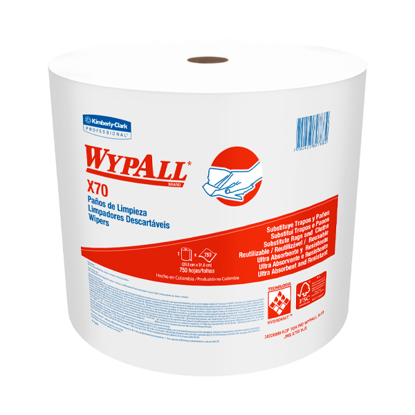 KCP wypall x-70 750 paños 30226999