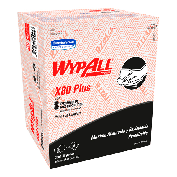 KCP wypall x-80 rojo 30228269