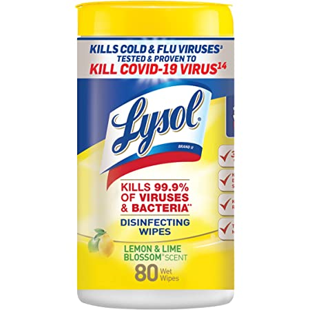 Lysol toalla desinfectante 80 unidades