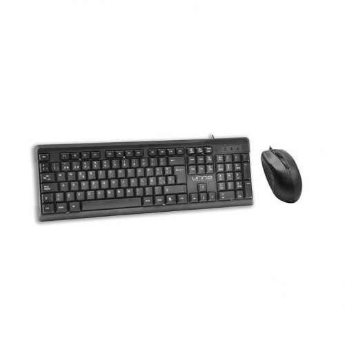 Unno tekno teclado y mouse klass USB spanish negro KB6721BK