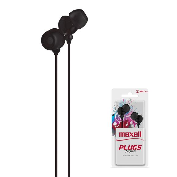 Maxell audifono plug in-225 negro 347169