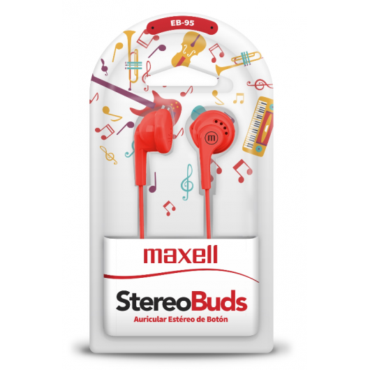 Maxell audífono estéreo Eb-95 naranja blush 347838