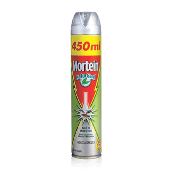 Mortein insecticida aerosol 450ml olor suave